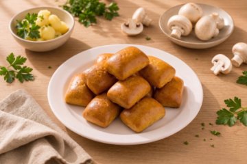 Пирожки "Картофель и грибы", 10 шт.