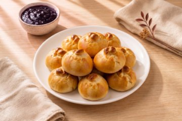 Пирожки с черничным джемом 400 гр