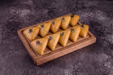 Пирожки с горбушей и рисом,10 шт.