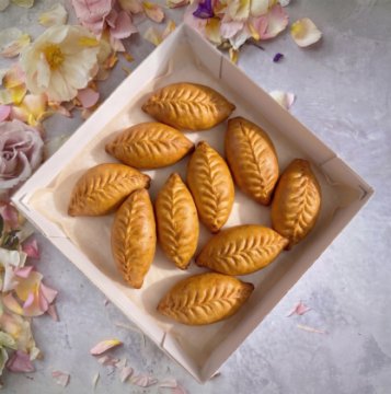 Пирожки с капустой, 10 шт.