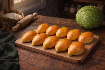 Пирожки с капустой 400гр