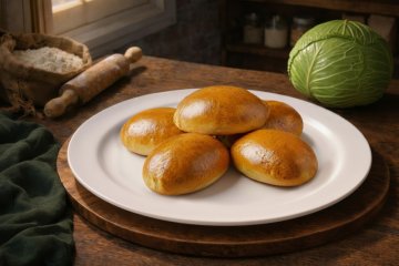 Пирожки с капустой 5 шт