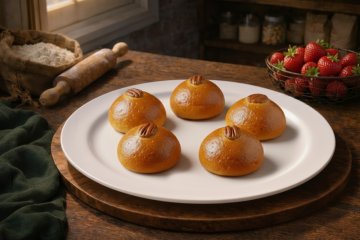 Пирожки с клубникой 5 шт