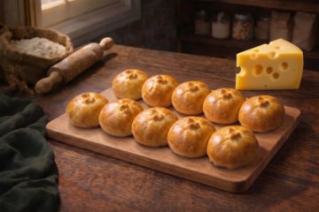 Пирожки с курицей и сыром, 10 шт.