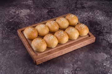 Пирожки с луком и яйцом,10 шт.