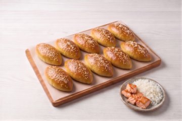 Пирожки с рыбой и рисом 500гр