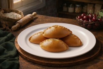 Пирожки с вишней 5 шт