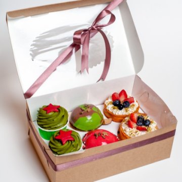 Пирожные на 23 февраля (муссовые, тарталетки, капкейки)