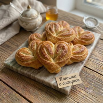 Плюшка с сахаром 450г