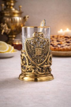 Подстаканник "Герб России" 1 шт