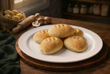 Постные пирожки с картофелем и и грибами 5 шт