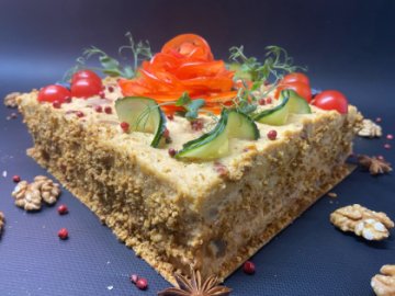 Постный торт А-ля Бабагануш 