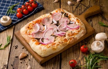 Римская Ветчина и грибы