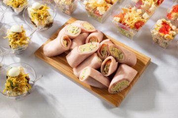 Ролл из ветчины с сыром 12 шт