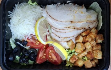 Салат цезарь с курицей