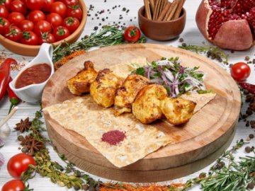 Шашлык из куриного бедра