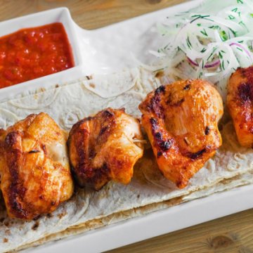 Шашлык из куриного бедра