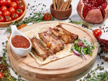 Шашлык из свиных рёбер