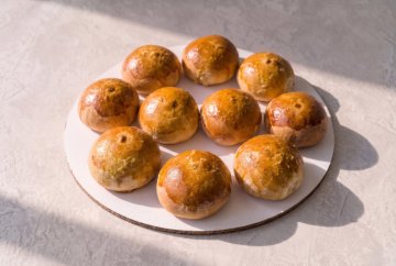 Пирожки с яблочным повидлом и корицей, 10 шт.