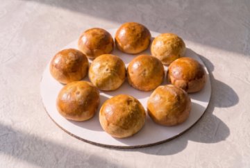 Пирожки с начинкой из чёрной смородины, 10 шт.