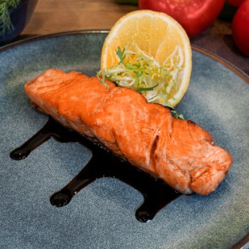 Сёмга под соусом манго