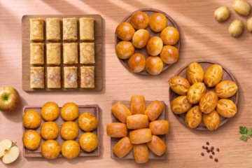 Сет «Фуршет с блинами и пирожками» на 10–12 персон, 52 шт.
