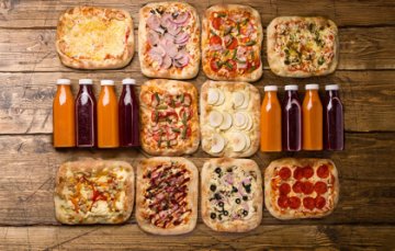 Сет на корпоратив 10 пицц и морс