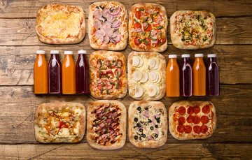 Сет на корпоратив 10 пицц и морс