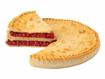 Сладкий пирог с малиной