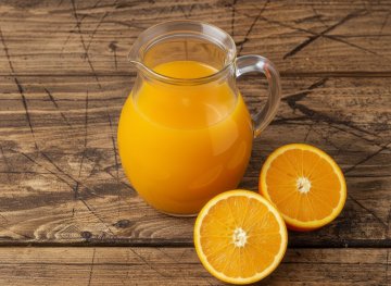 Сок свежевыжатый Апельсиновый