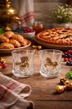 Стаканы для воды и сока "Огненный конь" 2 шт