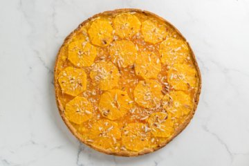 Тарт Апельсиновый с Миндалем