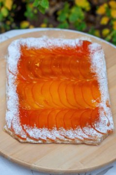 Тарт с хурмой