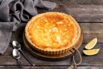 Тарт творожно-лимонный