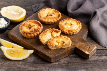 Тарты творожно-лимонные 4 шт