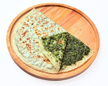 Тонкое чуду со шпинатом и сыром