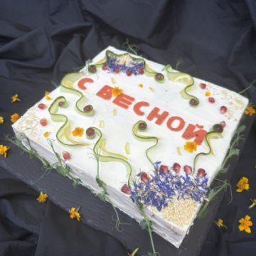 Торт «Копченая телятина» на 8 марта