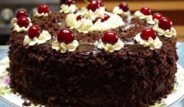 Торт "Пьяная вишня"