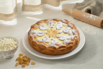 Творожный с изюмом