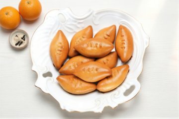 Фуршетные ватрушки с апельсиновой цедрой и ванилью 10 шт