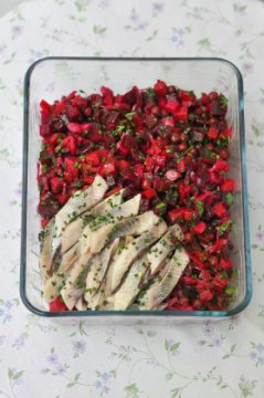 Винегрет с сельдью