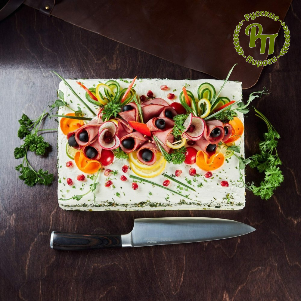 Торт "Копченая телятина"