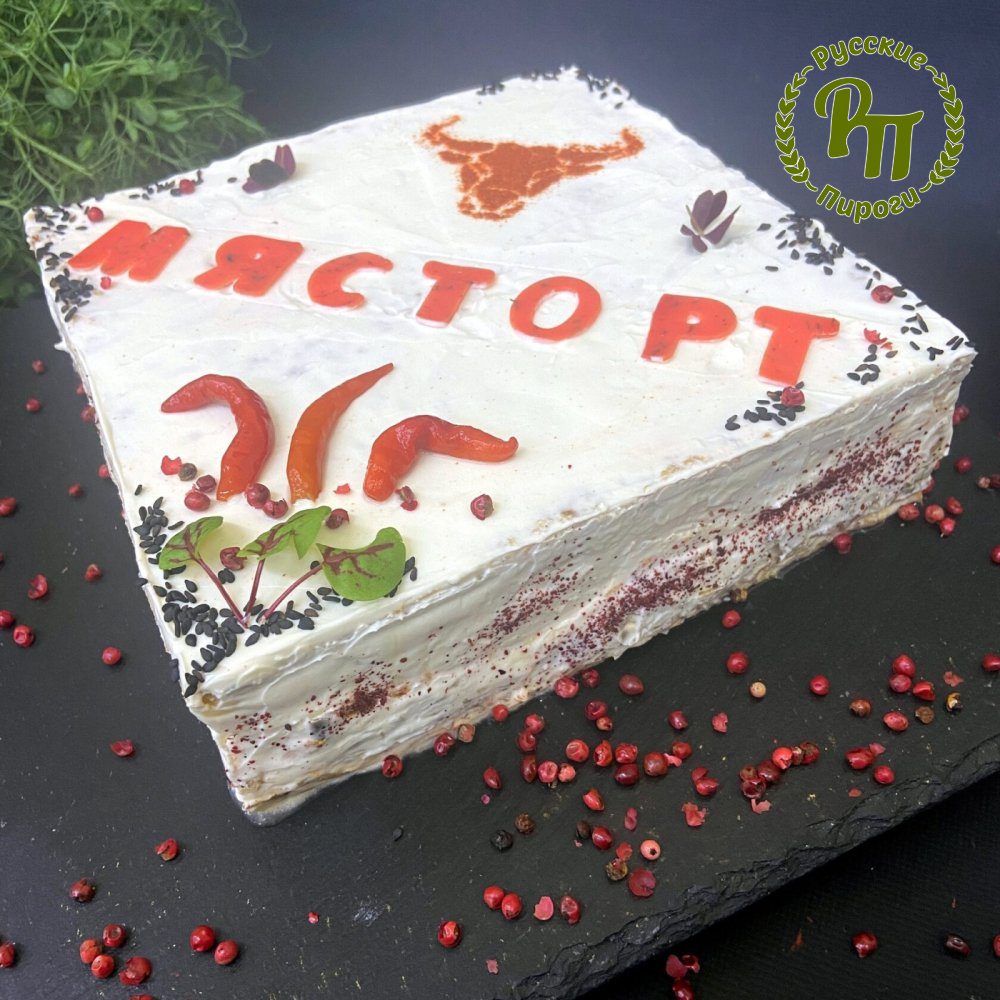 Торт "Мясной Spicy дуэт"