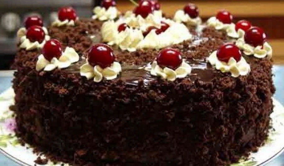 Торт "Пьяная вишня"