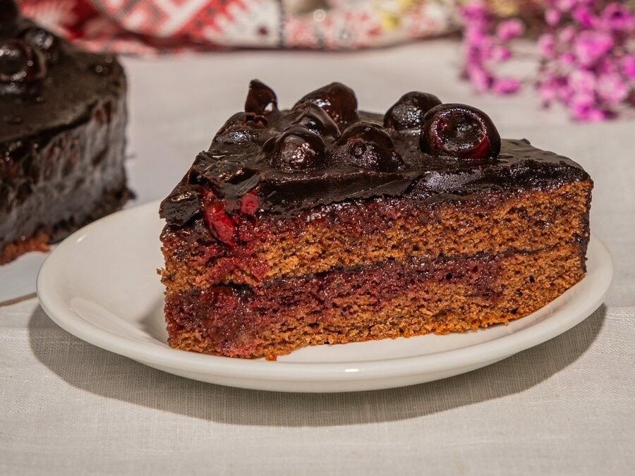 Торт «Вишня в шоколаде»