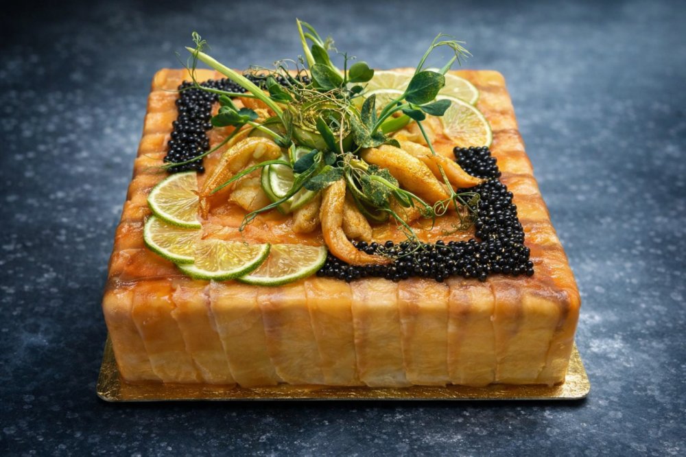 Торт «Золотой лосось»