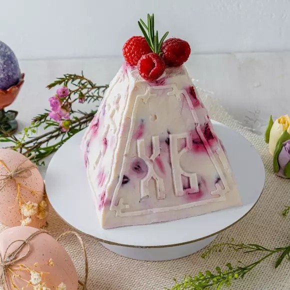 Творожная пасха с вишней