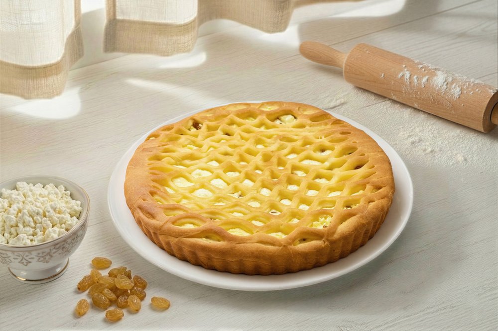 Творожный с изюмом