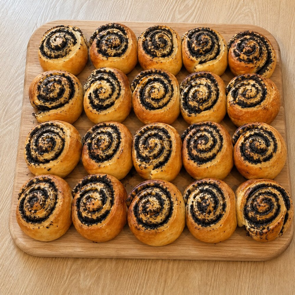 Улитки с маком, 20 шт.