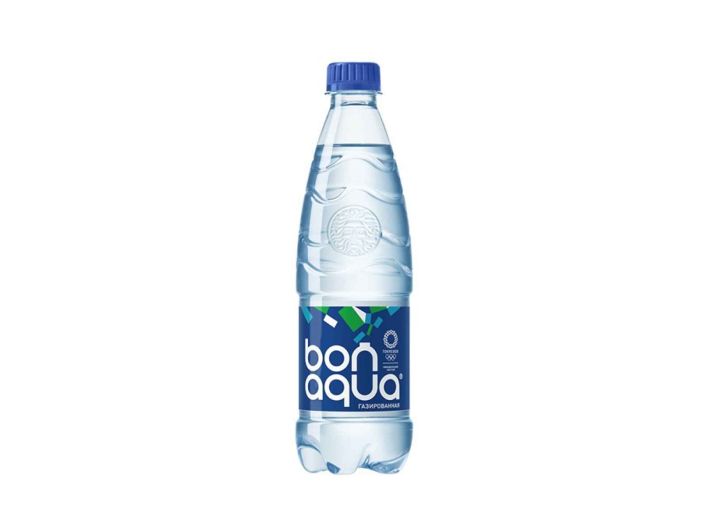 Вода Bonaqua газированная 0,5 л